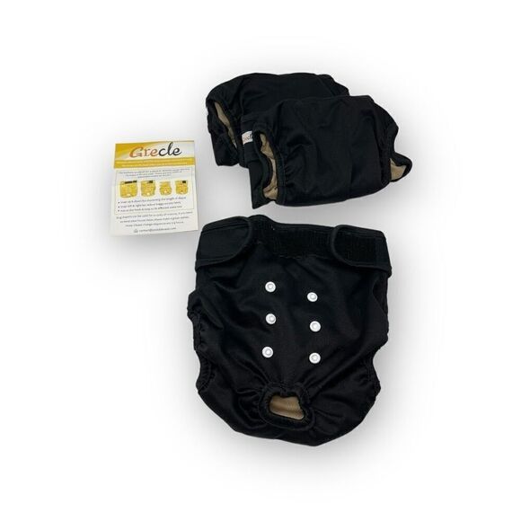 Washable Female Dog Diapers Premium Reusable Highly Absorbent 3 All Size Large - Picture 2 of 10